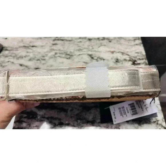 Nicole Miller Gold Sequin Crossbody Shoulder Adjustable Strap Bag NWT - Picture 4 of 6